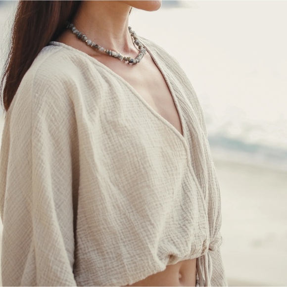 Siena Top - Oatmeal - ONE SIZE *NWT* - Picture 4 of 6